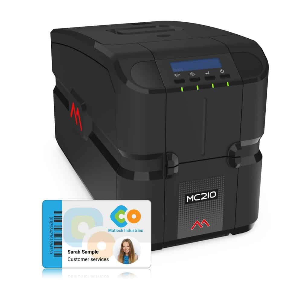 EDIsecure Matica MC210 证卡打印机 ID卡打印机